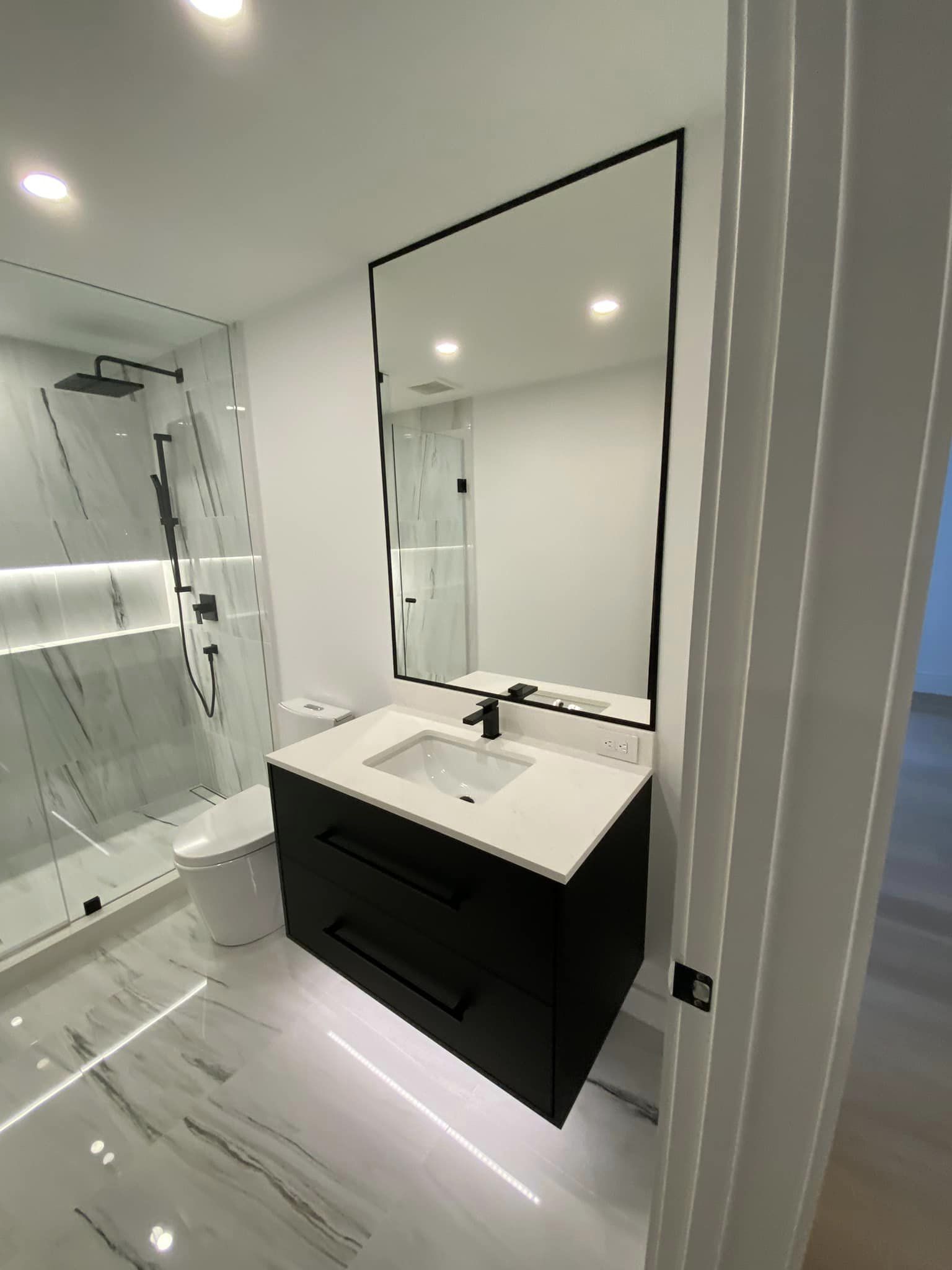 Custom Shower and Mirror